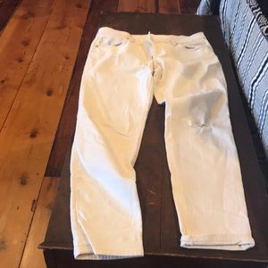 Loft winter white jeans